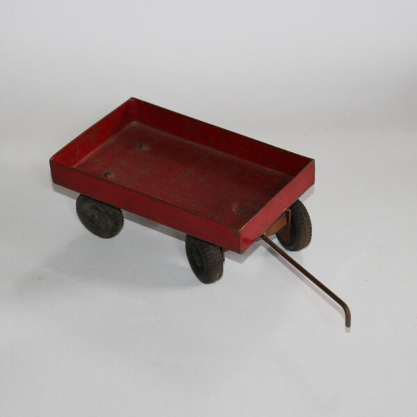 Set of 3 Hand Crafted Copper Toys - Trailer, Caravan, and Hoist with Ramp