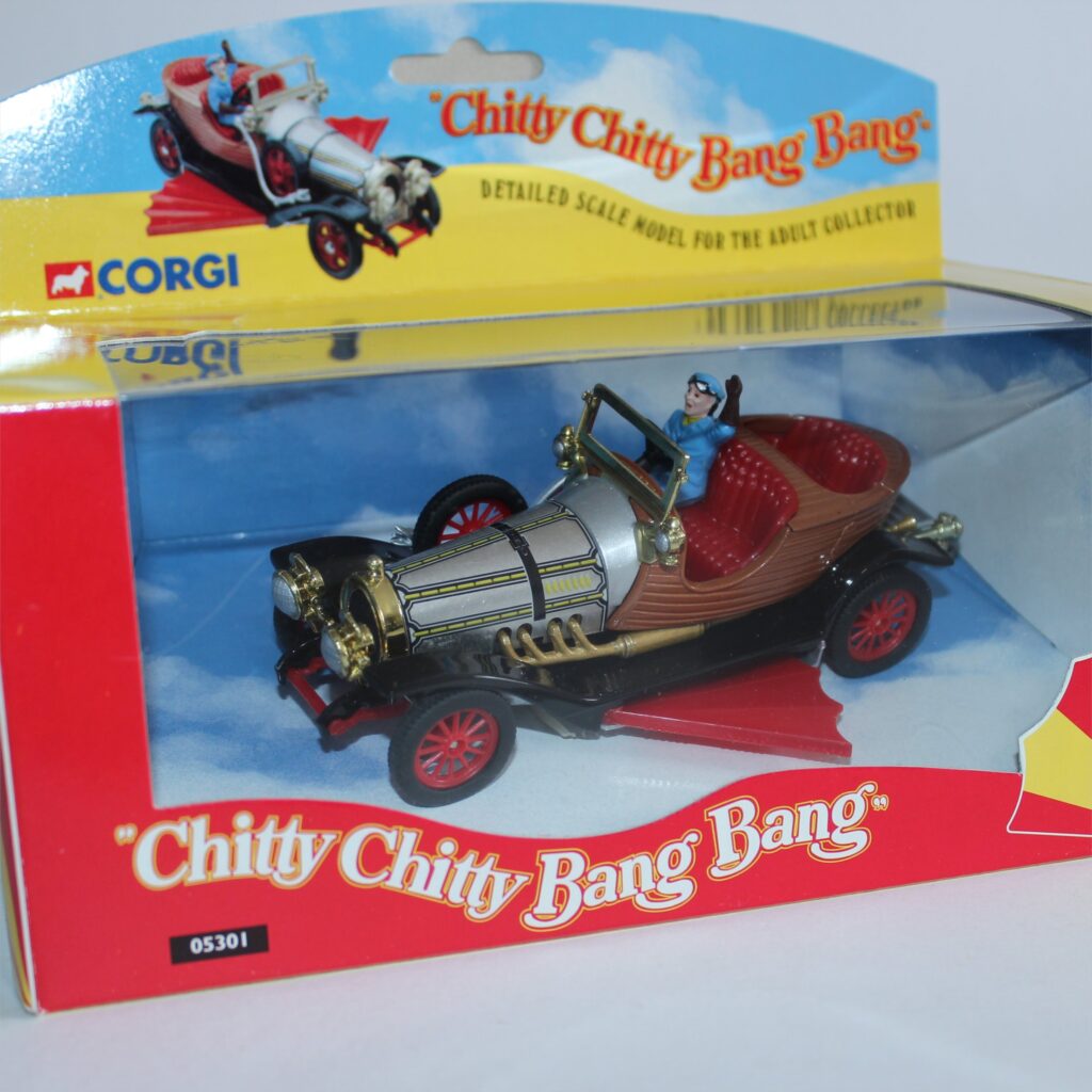 Corgi Toys Chitty Chitty Bang Bang car with Driver #05301 - Antique Toy