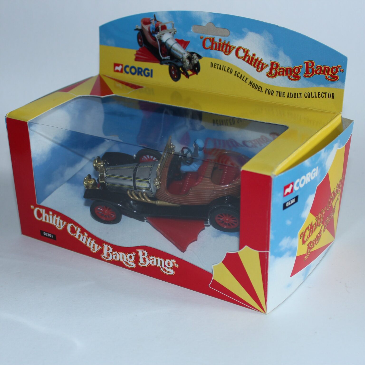 Corgi Toys Chitty Chitty Bang Bang car with Driver #05301 - Antique Toy