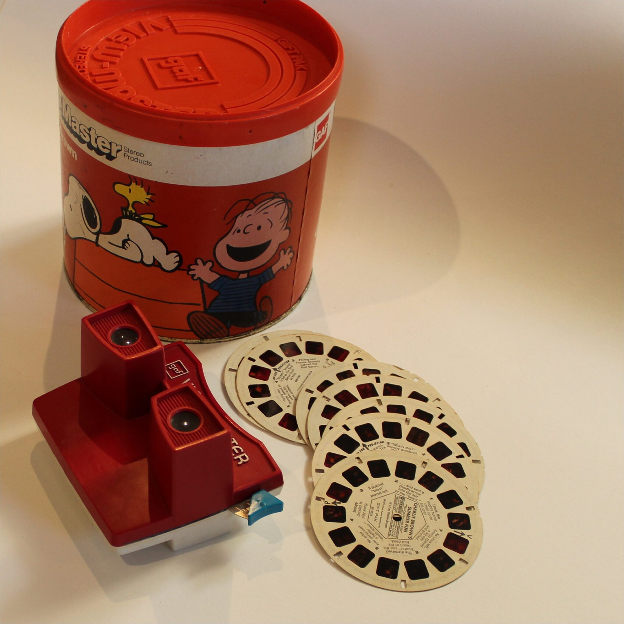 VINTAGE GAF TALKING VIEW-MASTER GIFT PAK II W/ Reels