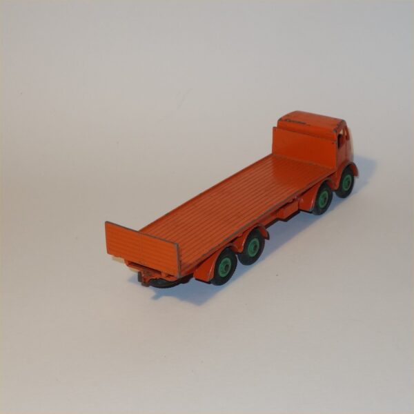 Dinky Toys 903 Foden Flat Truck with Tailboard Orange Tray and Cab Chassis