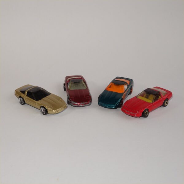 Hotwheels Corvettes Selection x 4 Loose Models Lot#1044