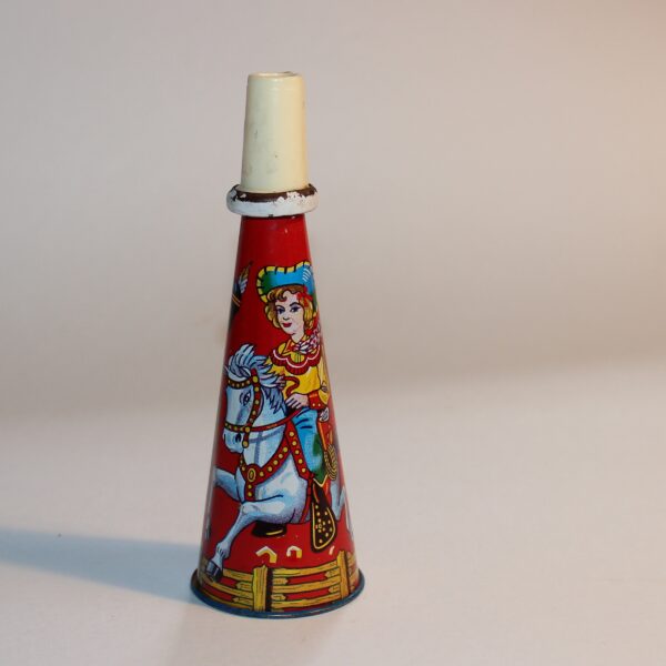 Vintage Japan Hooter Whistle Party Favour Show Bag Cowgirl Image