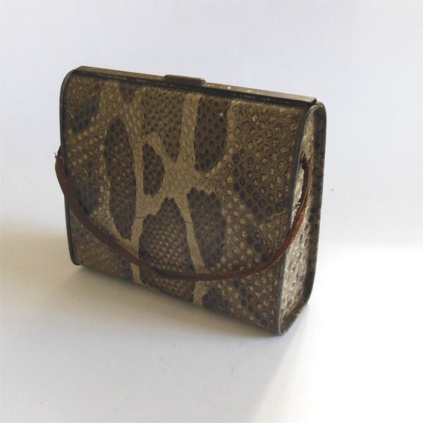 Huntley Palmers Biscuit Tin c1900's Snake Motif and Snake Skin Lithograph