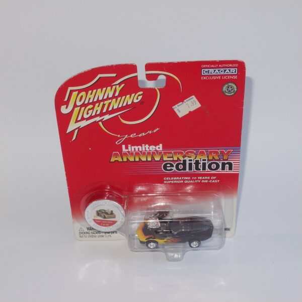 Johnny Lightning Anniversary edition Topper Vicious Vette Black Closed Top