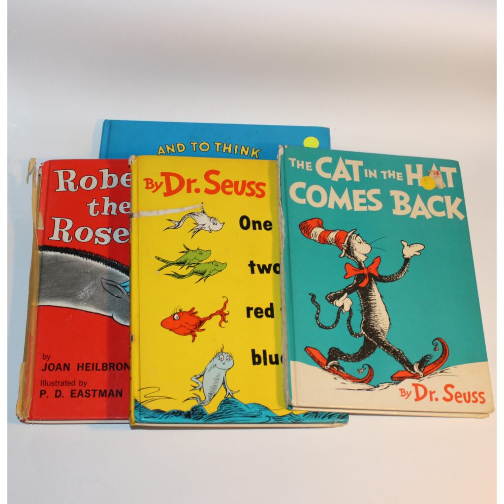 Selection of 4 x 1960 published Dr Suess Books - Antique Toy World