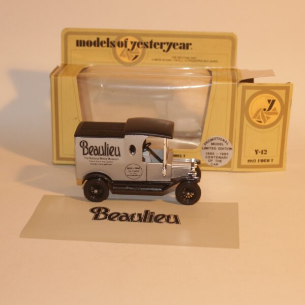 Matchbox Models of Yesteryear Y-12 1912 Ford Model T Beaulieu Motor Museum 1985