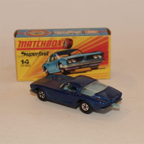 Matchbox Lesney 14e Iso Grifo Superfast Thin Wheels Early Issue 1969 Boxed