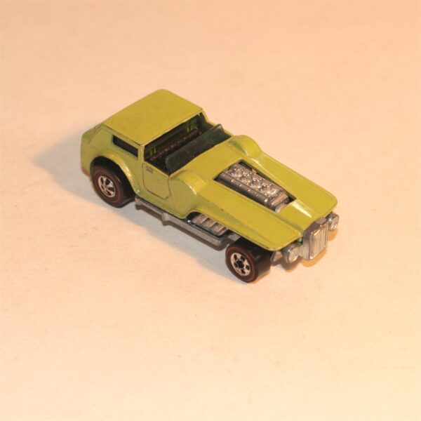 Mattel Hot Wheels 1973 Hiway Robber Lime Hong Kong Capped Rear Wheels Loose