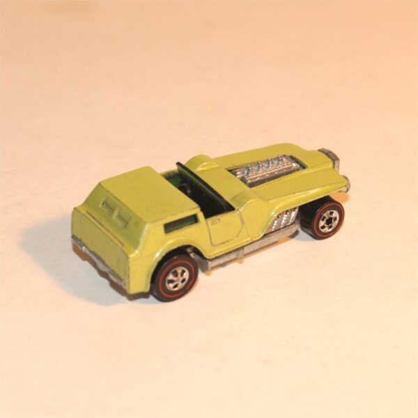 Mattel Hot Wheels 1973 Hiway Robber Lime Hong Kong Capped Rear Wheels Loose