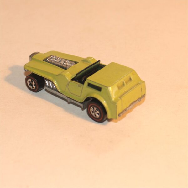 Mattel Hot Wheels 1973 Hiway Robber Lime Hong Kong Capped Rear Wheels Loose