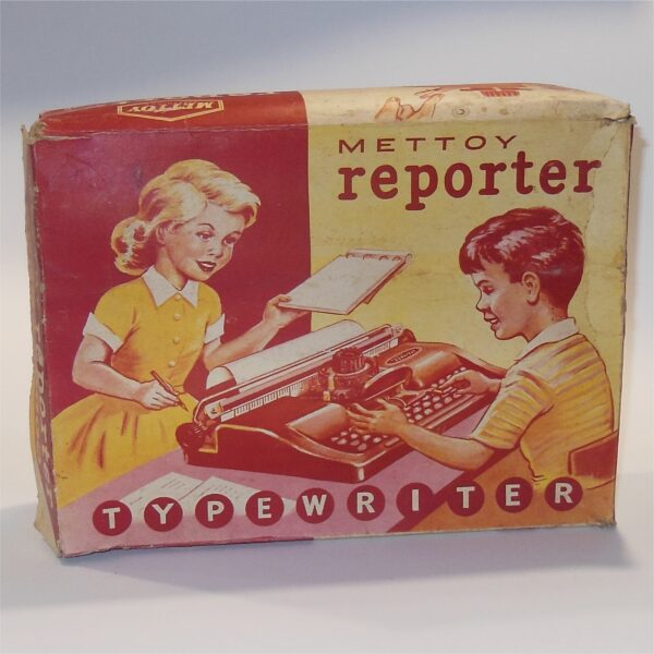 Mettoy Reporter Model 4314 Plastic & Metal Typewriter