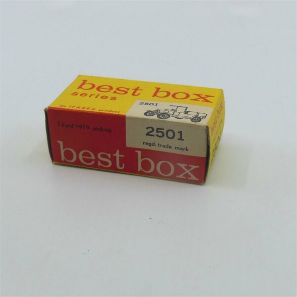 IFABEX Best Box Series 2501 Model T Ford 1919 Pick Up Empty Original Box