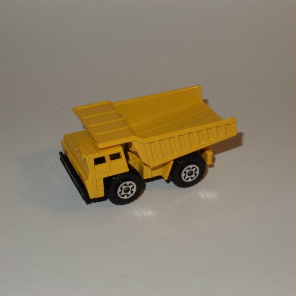 Matchbox Lesney 58f Faun Dump Truck Yellow Superfast 1976 Mint in Original Box