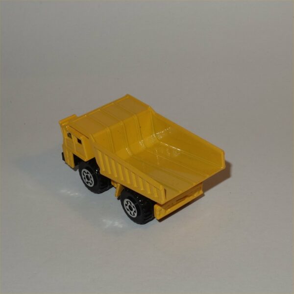 Matchbox Lesney 58f Faun Dump Truck Yellow Superfast 1976 Mint in Original Box