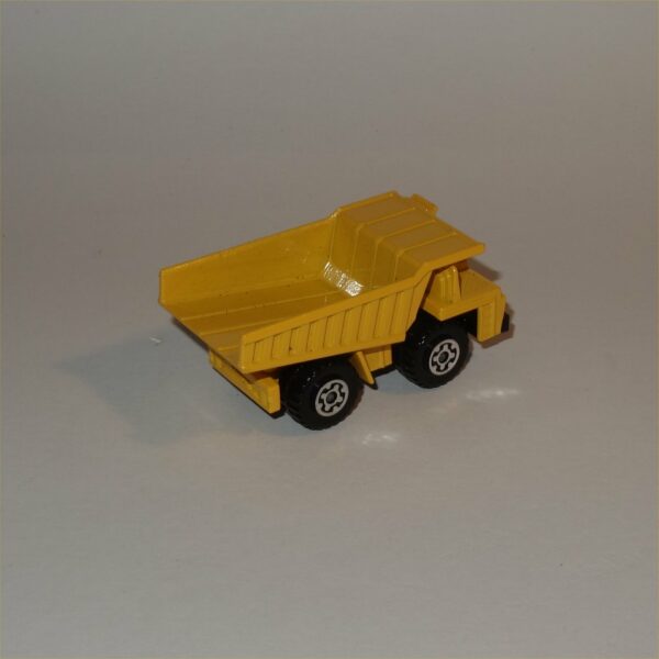 Matchbox Lesney 58f Faun Dump Truck Yellow Superfast 1976 Mint in Original Box