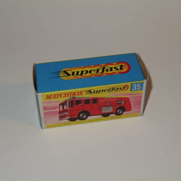 Matchbox Lesney 35c Merryweather Fire Engine Superfast 1969 Mint Original Box