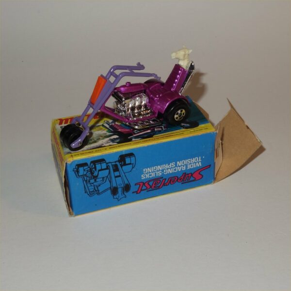 Matchbox Lesney 38e Stingaroo Motorcycle Choppers Superfast 1973 Mint in Original Box