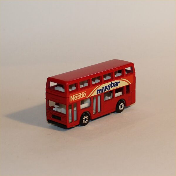 Matchbox Lesney 17g Leyland London Bus Nestle Milky Bar Superfast 1982 Mint Box