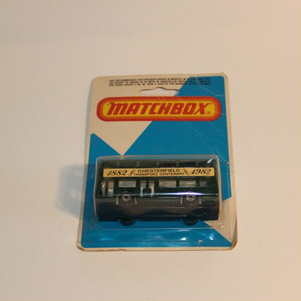 Matchbox Lesney 17g Leyland Bus Chesterfield Centenary Superfast 1982