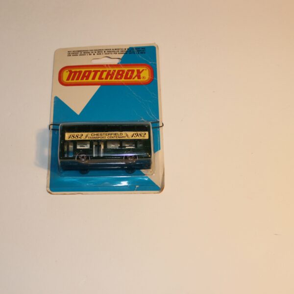 Matchbox Lesney 17g Leyland Bus Chesterfield Centenary Superfast 1982