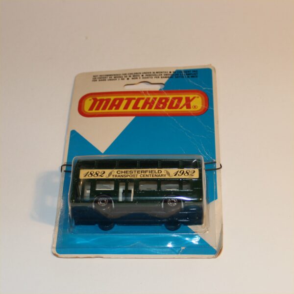 Matchbox Lesney 17g Leyland Bus Chesterfield Centenary Superfast 1982